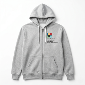 Sudadera con capucha y cremallera